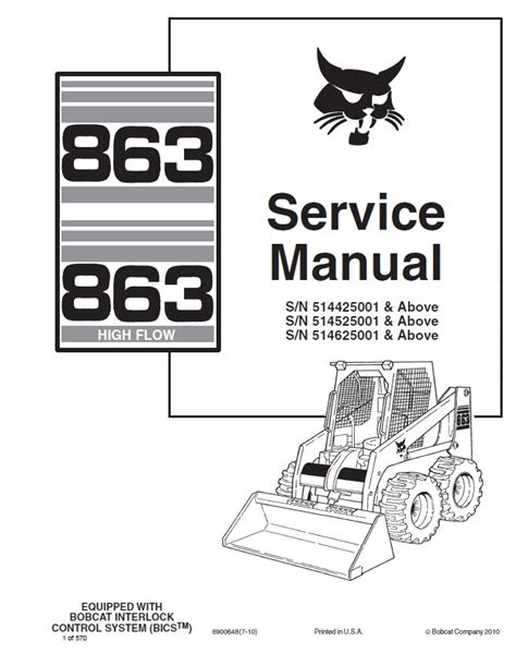 bobcat 863 skid steer battery|bobcat 863 skid steer manual.